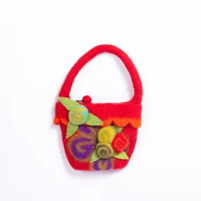 100% pure wool felt handbag/Felt handbag