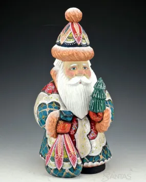 12.5 inch Decorative and Unique Colorful Russian Santa