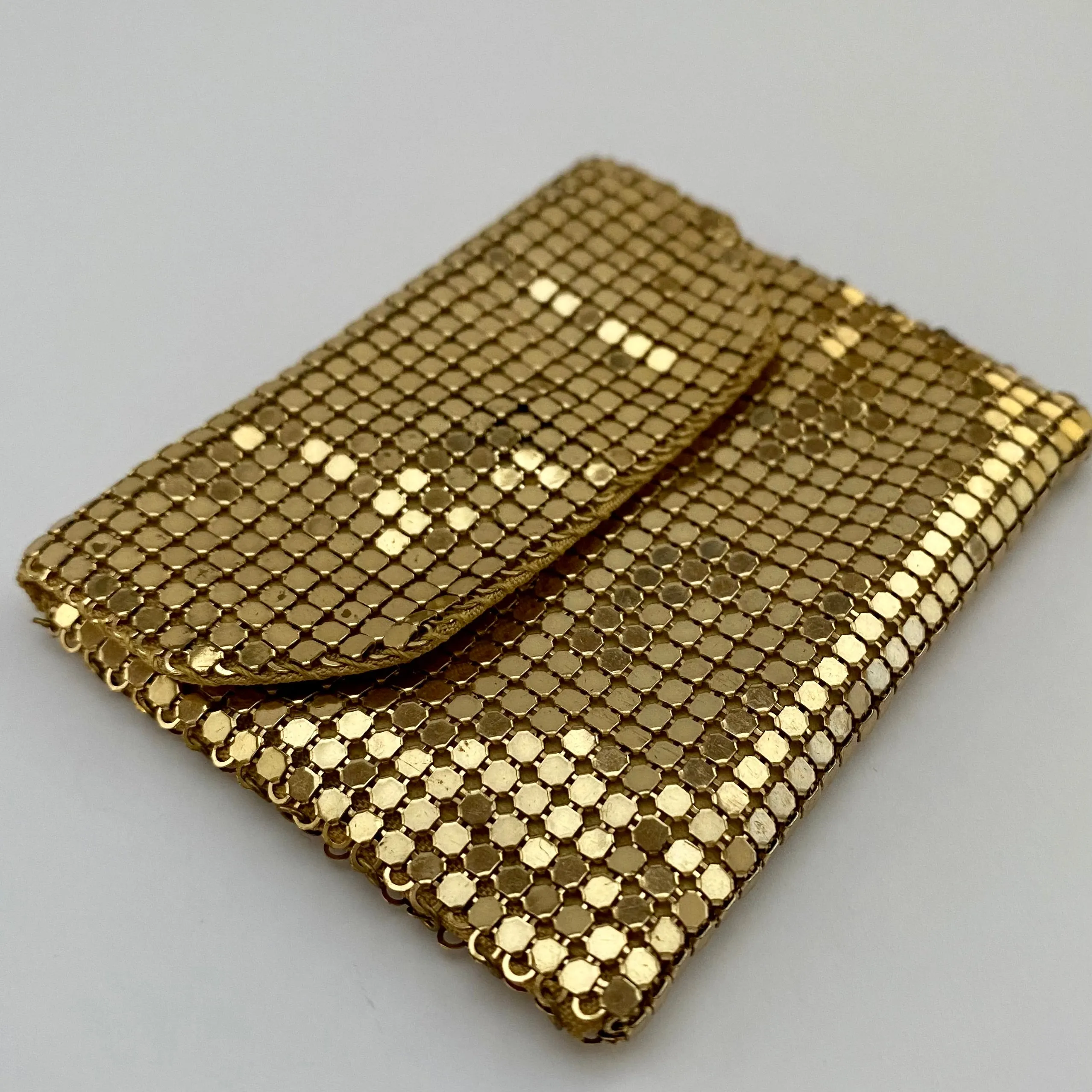 1950s Gold Chain Mesh Purse