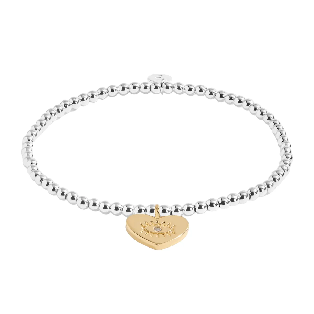 A Little 'Love, Peace and Yoga' Bracelet | Silver & Gold Plated