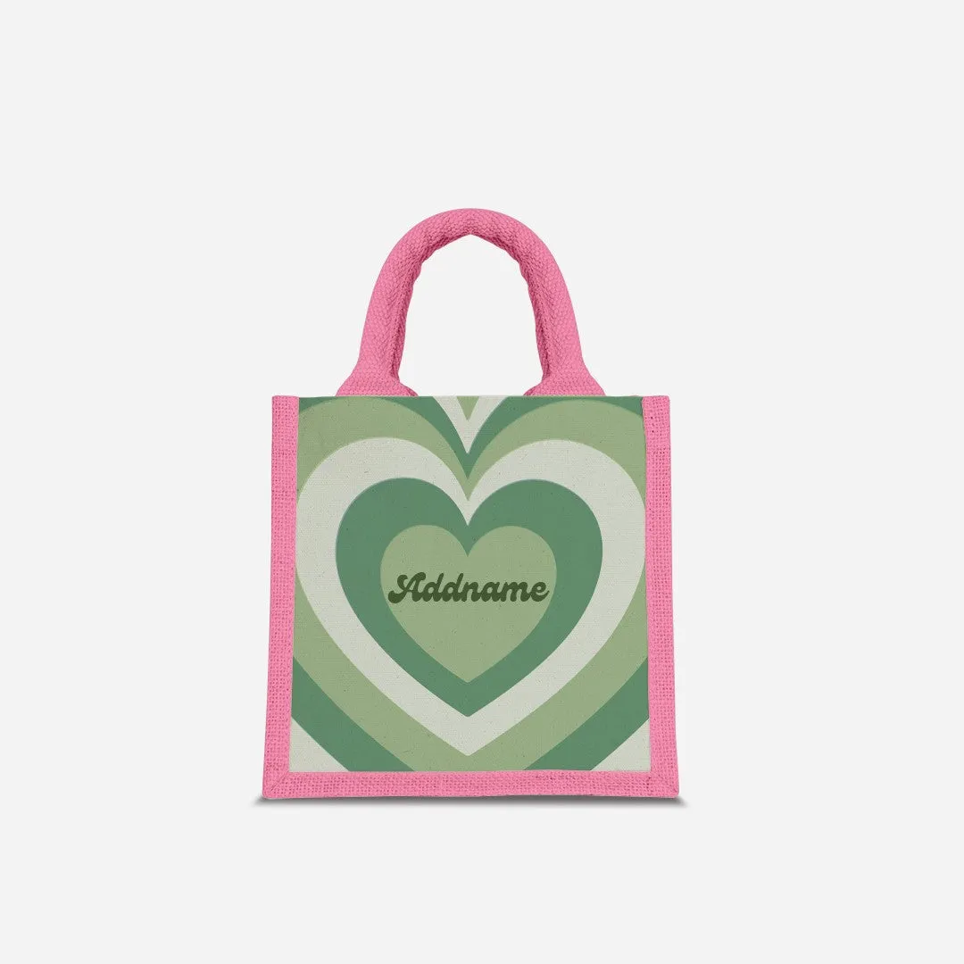 Affection Series Half Lining Lunch Bag  - Buttercup Light Pink