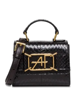 Alberta Ferretti Logo Plaque Embossed Mini Crossbody Bag