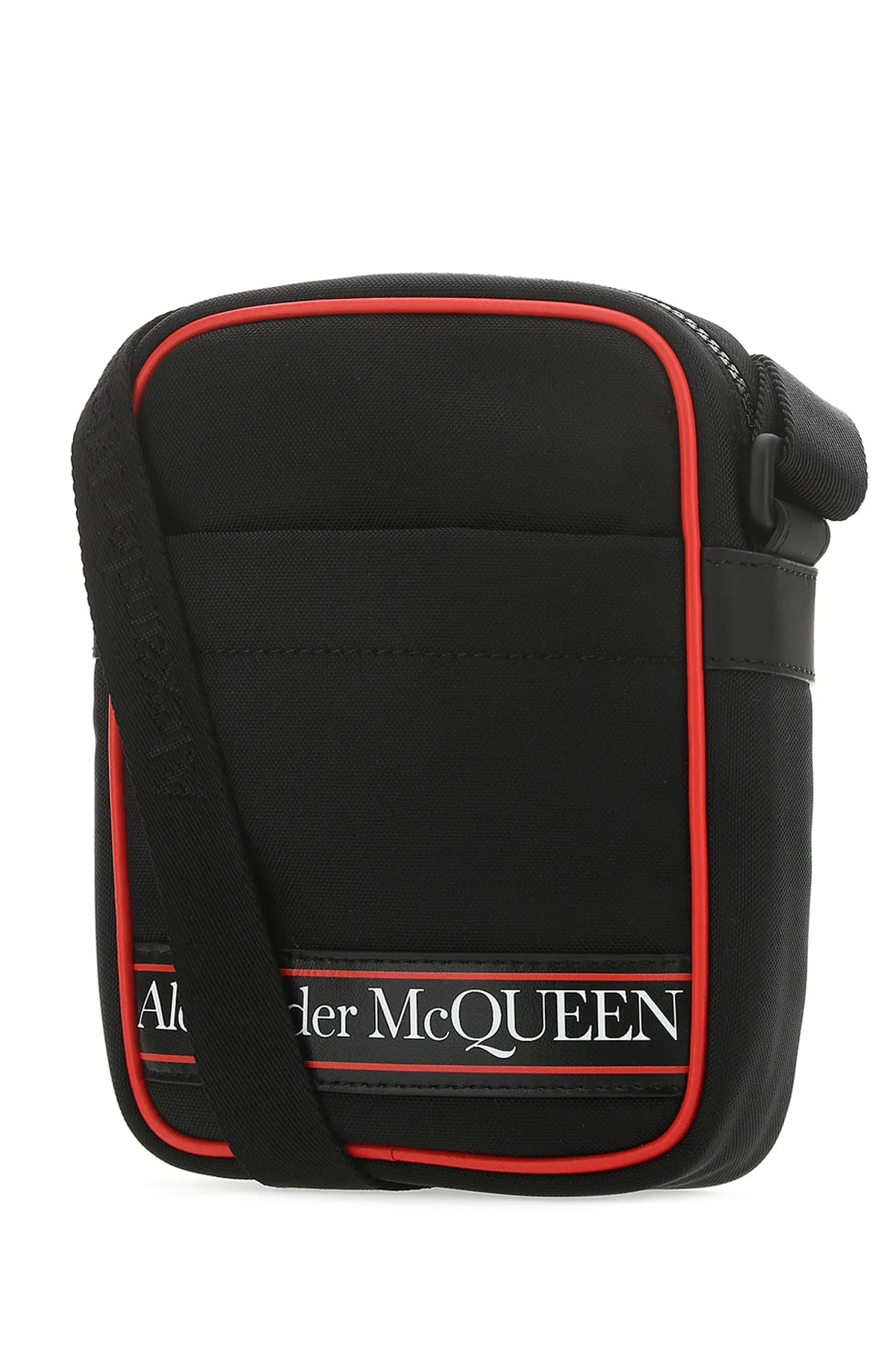 Alexander McQueen Logo Printed Messenger Bag