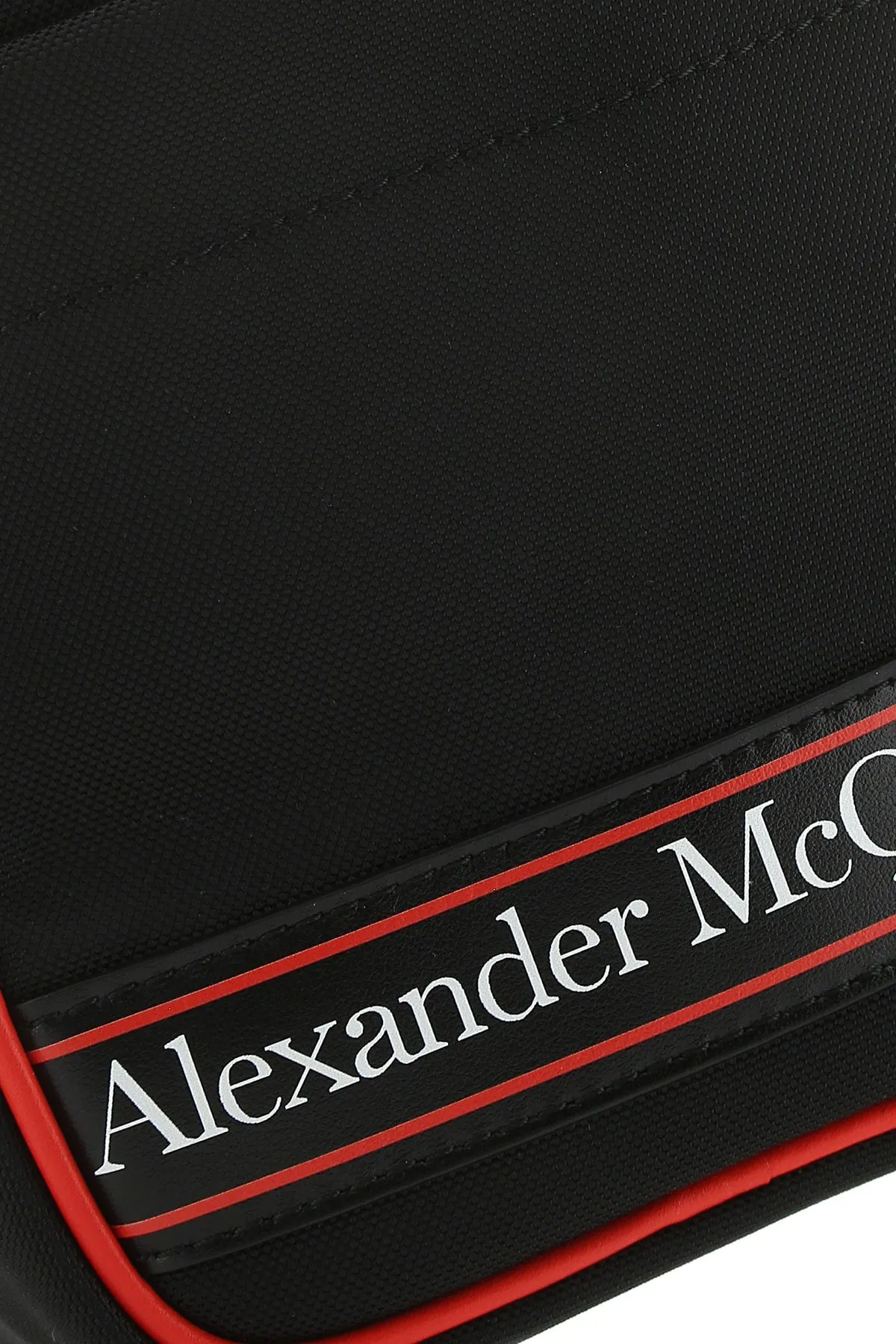 Alexander McQueen Logo Printed Messenger Bag