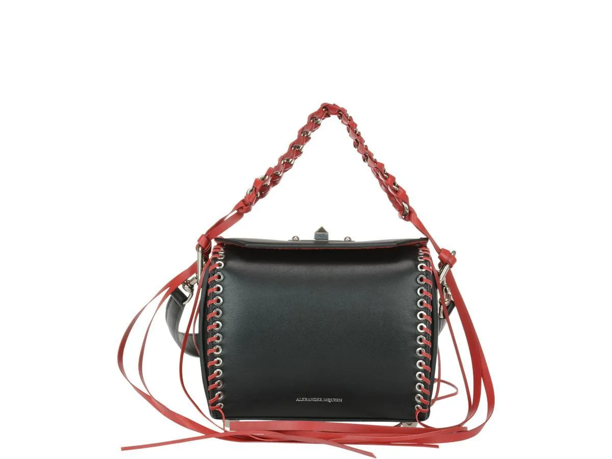 Alexander McQueen Tassle Box Tote Bag