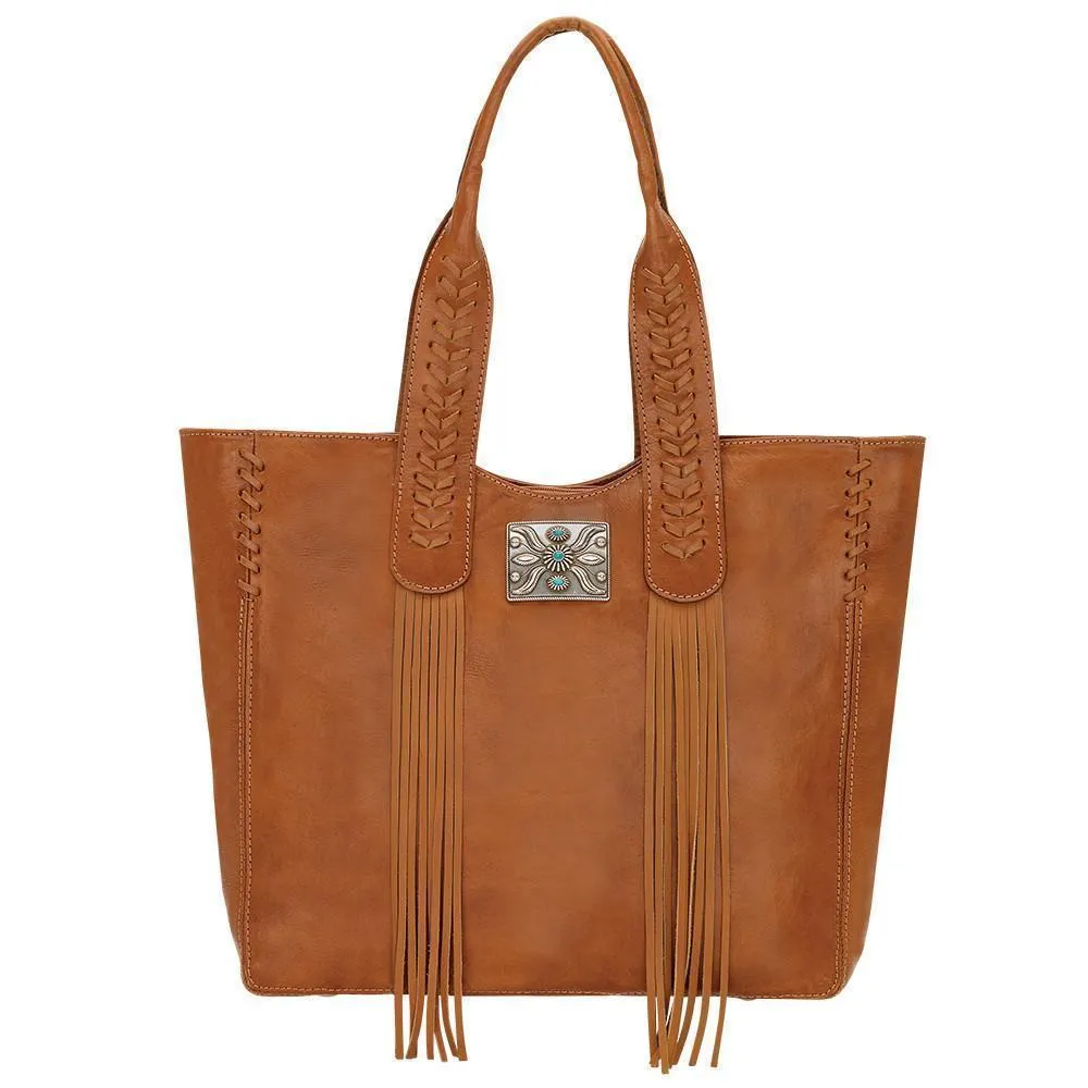 American West Mohave Canyon Large Zip Top Tote Style 5915915