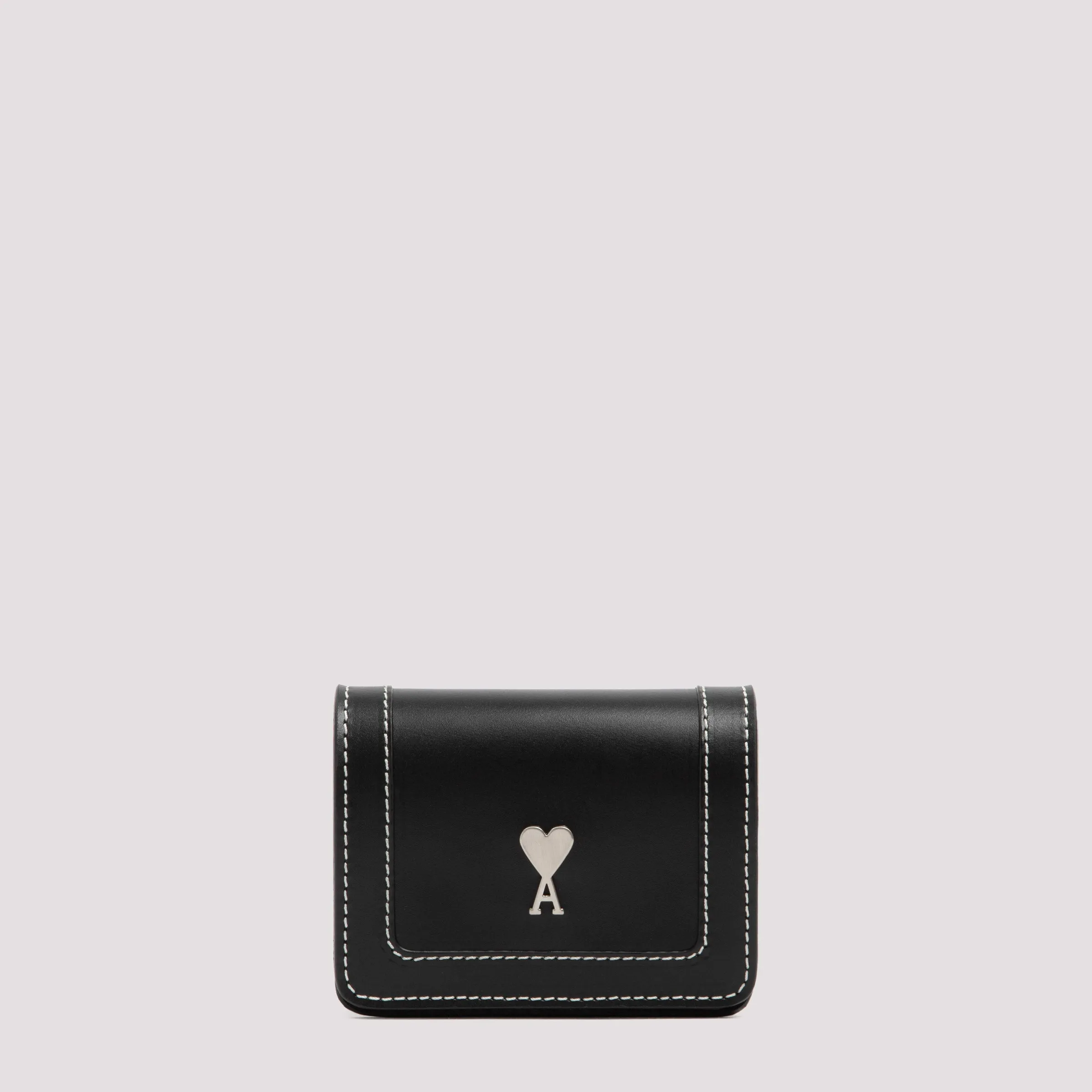 AMI Logo Plaque Shoulder Bag