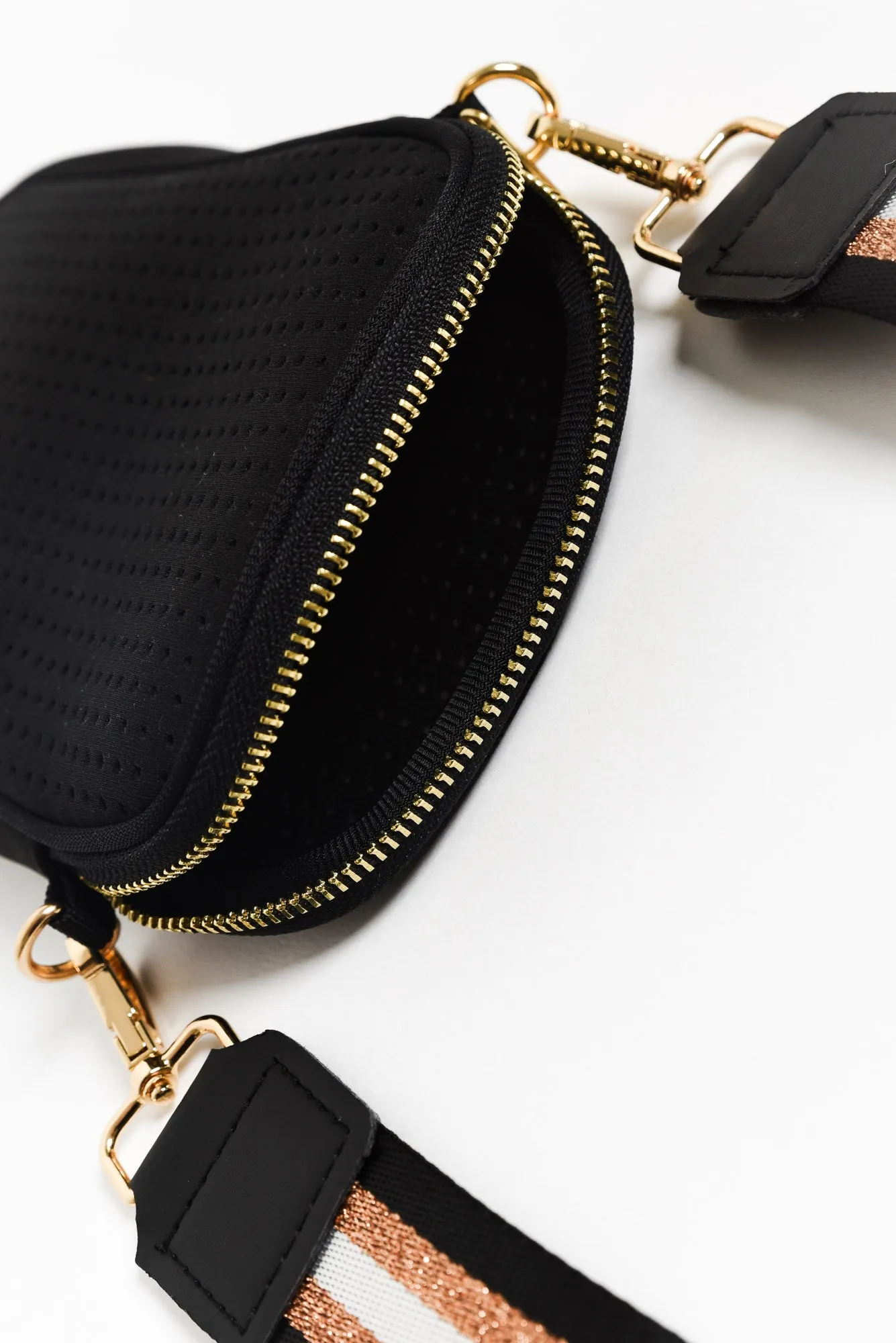 Anella Black Neoprene Phone Bag