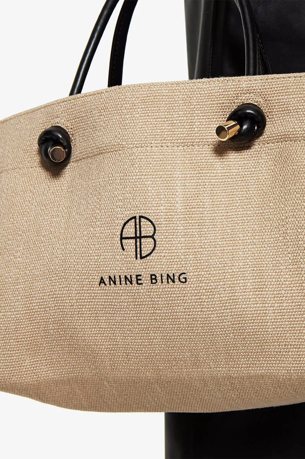 Anine Bing - Mini Saffron Tote in Brown