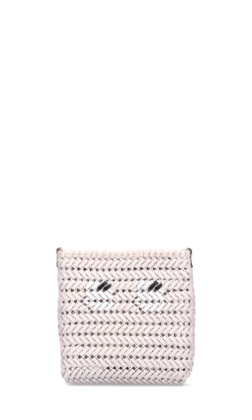 Anya Hindmarch Logo Plaque Woven Crossbody Bag