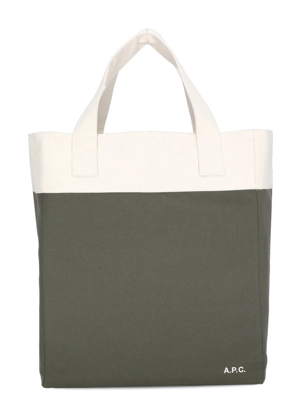 A.P.C. Marty Logo Printed Shopping Bag