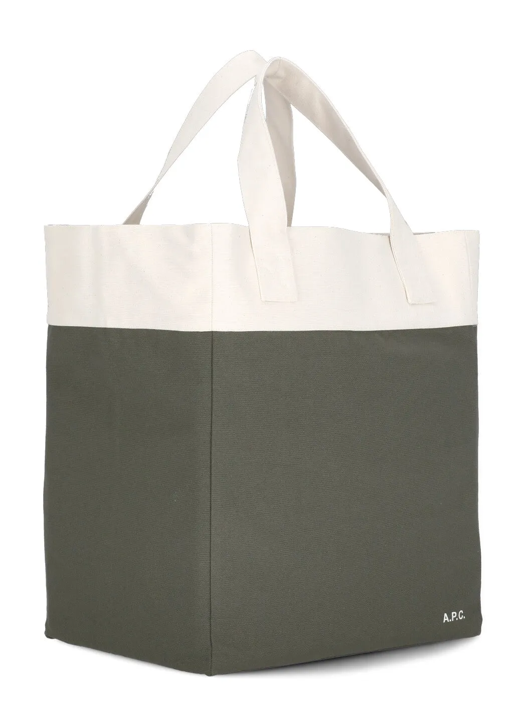 A.P.C. Marty Logo Printed Shopping Bag