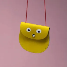 Ark Colour Design Yellow Googly Eye Purse