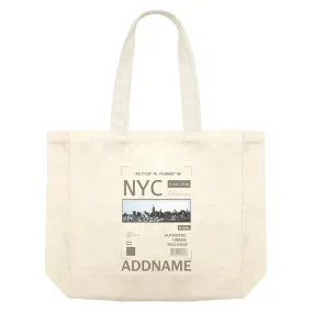 Artistic City NYC Authentic Urban Exclusive with Addname Shopping Bag