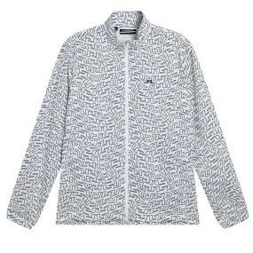 Ash Light Packable Jacket Print White Outline - SS23