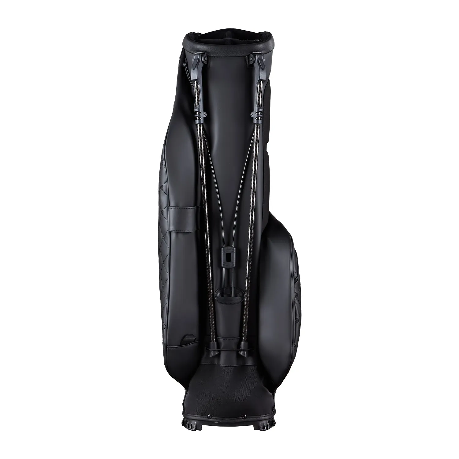 Ask Echo Golf Prestige-5 Way Compact Leather Stand Bag / Black