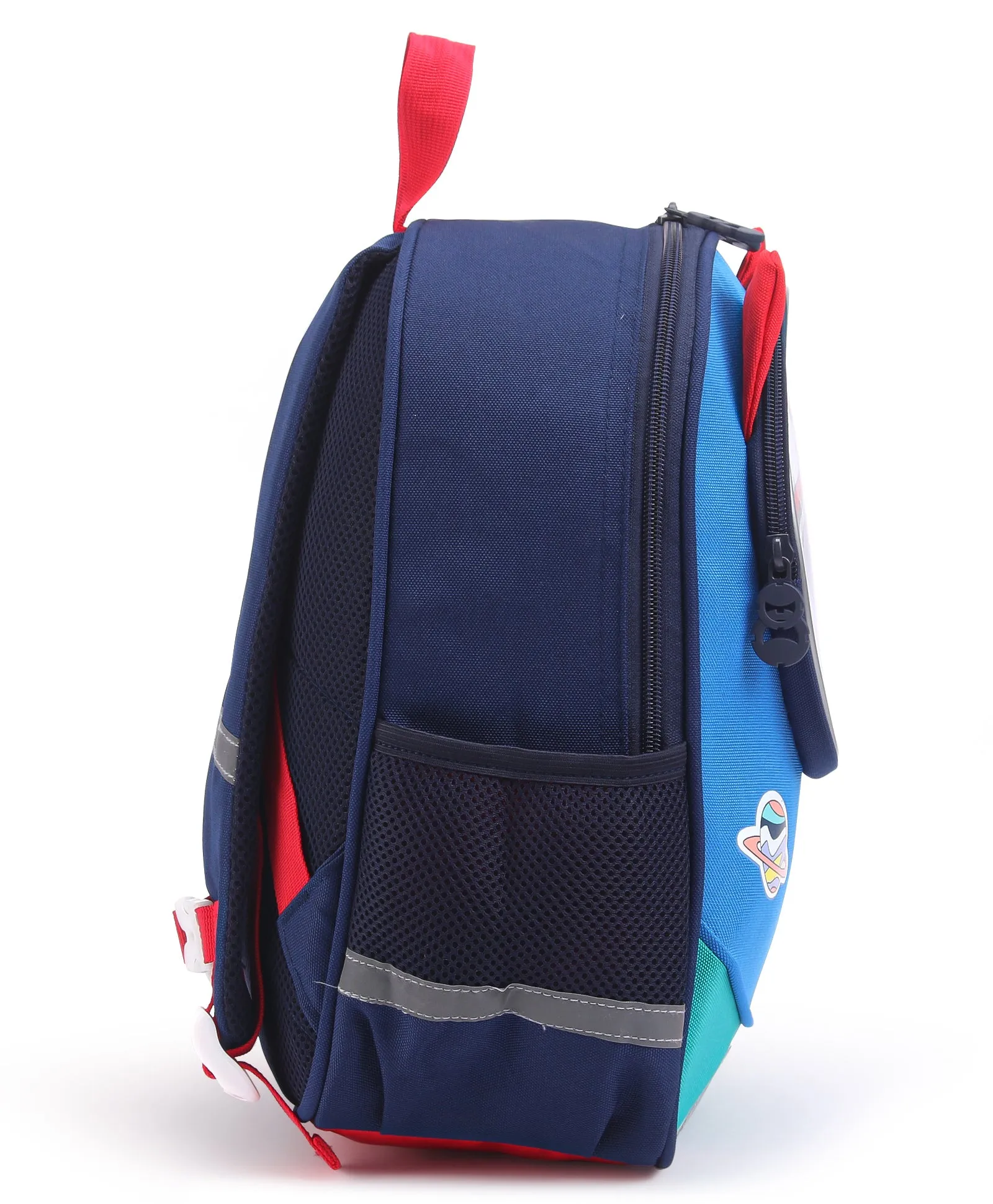 Astro Design Front Pocket Backpack - Blue & Red