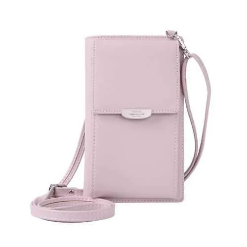 Bakeey Women Large Capacity PU Leather Crossbody Shoulder Bag Wallet for iPhone Xiaomi Cell Phone Under 5.5