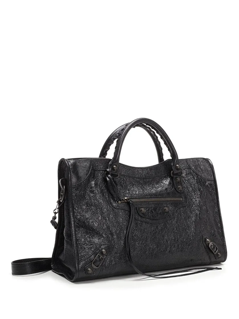 Balenciaga Arena Round Double Handle Tote bag