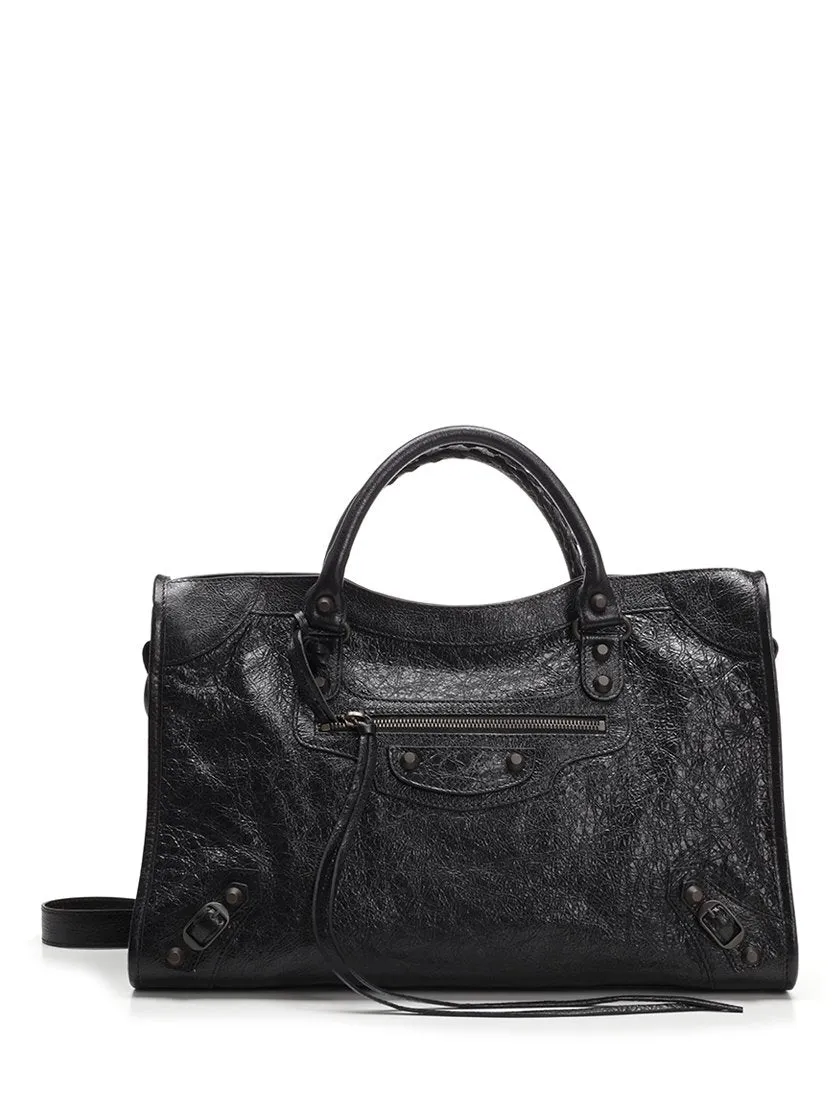 Balenciaga Arena Round Double Handle Tote bag