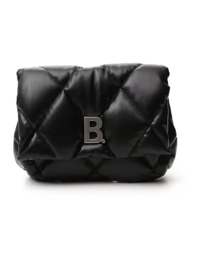 Balenciaga B. Quilted Clutch Bag