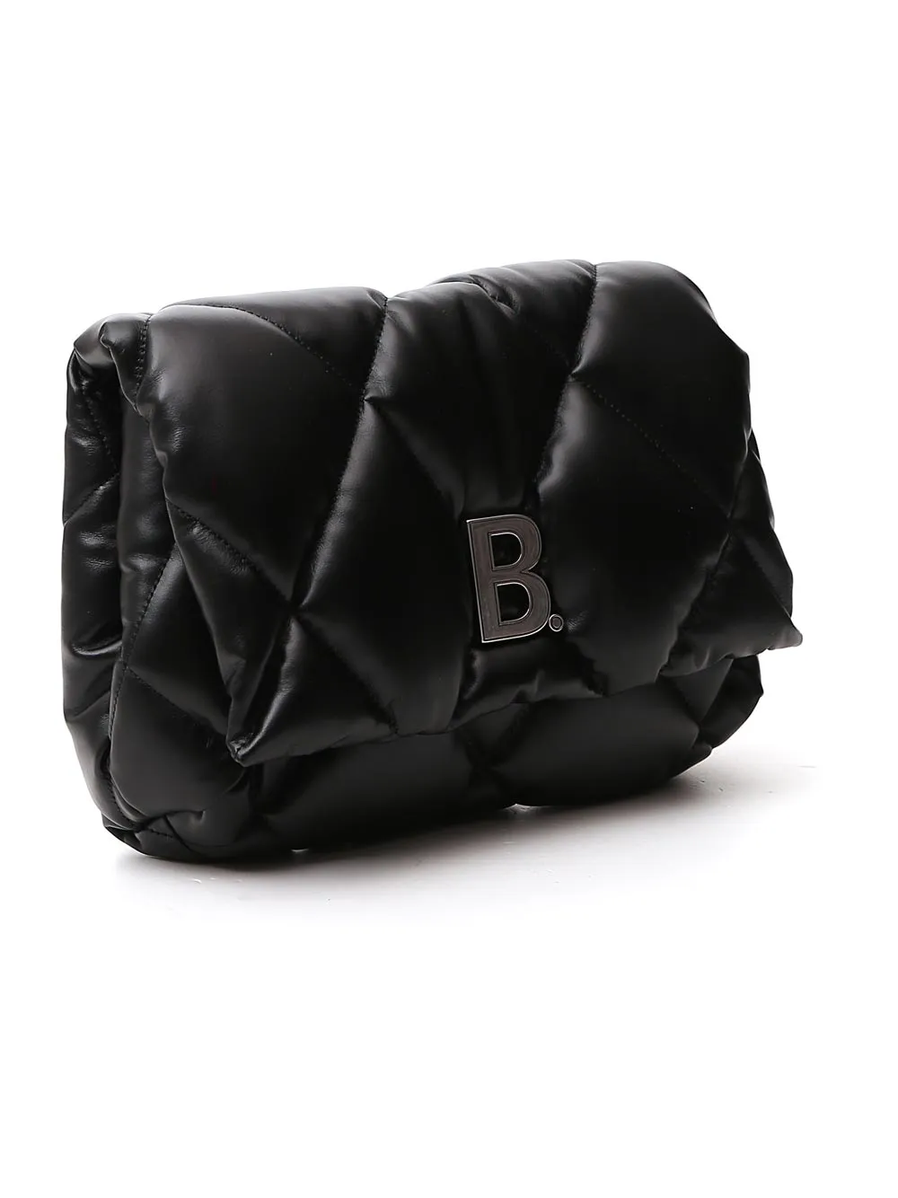 Balenciaga B. Quilted Clutch Bag