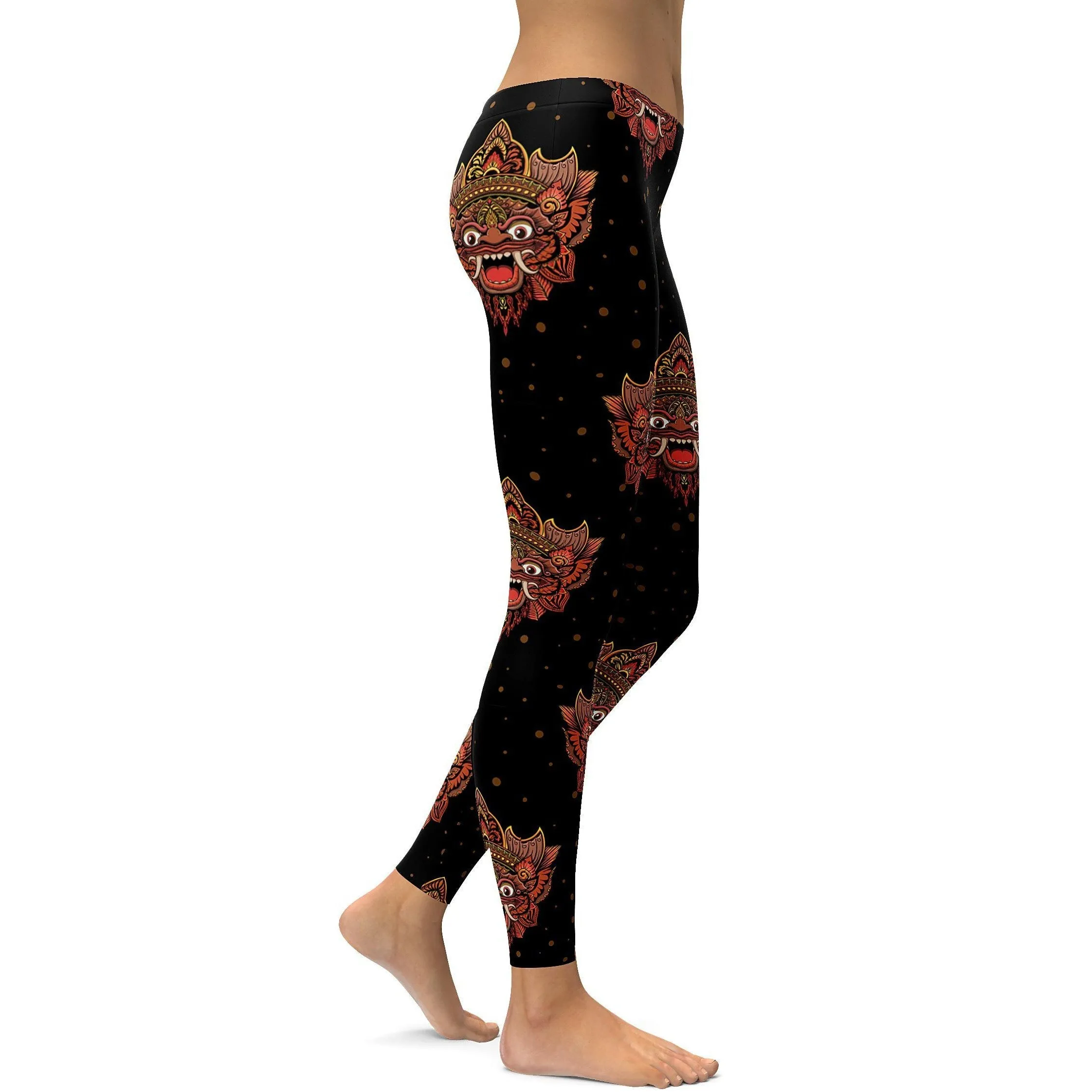 Balinese Masks Leggings