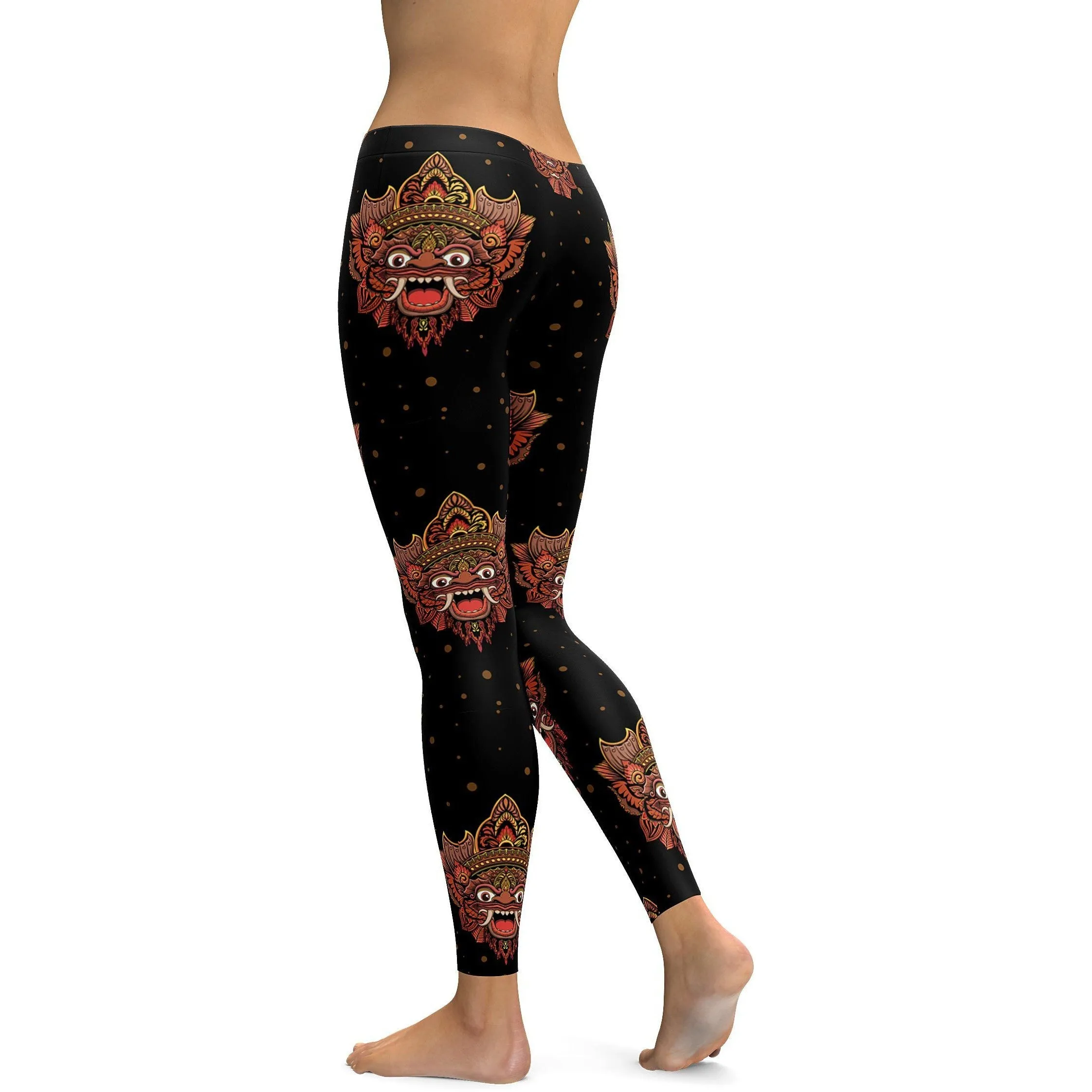 Balinese Masks Leggings