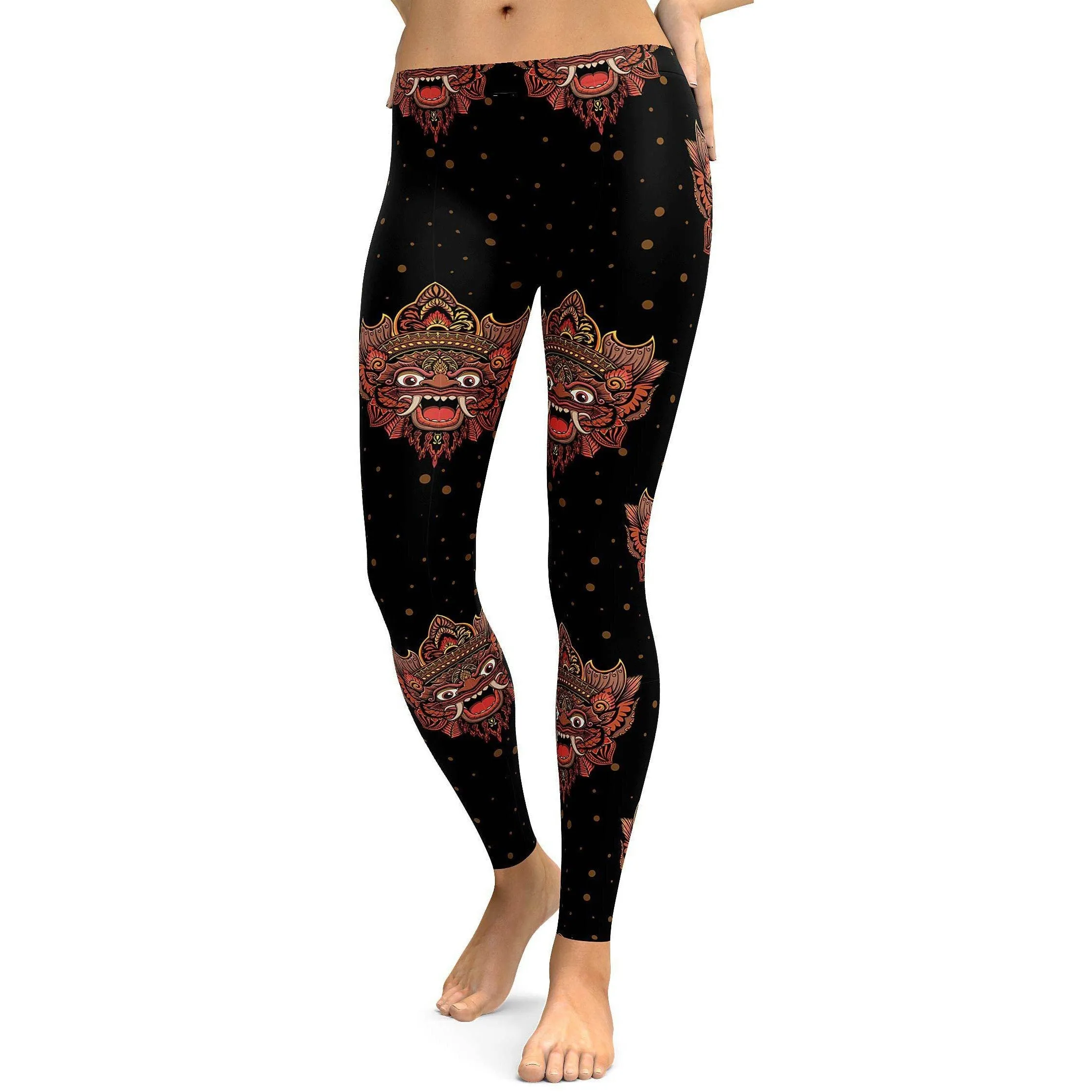 Balinese Masks Leggings