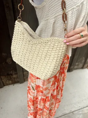 Beachy Dreams Shoulder Bag in Beige