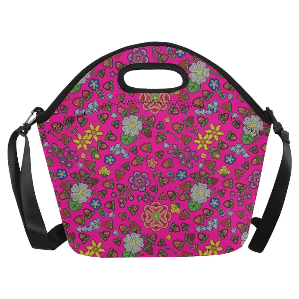 Berry Pop Blush Neoprene Lunch Bag/Large