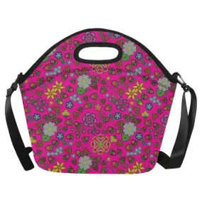 Berry Pop Blush Neoprene Lunch Bag/Large