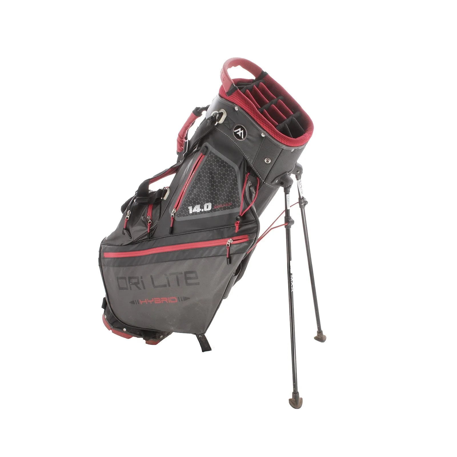 Big Max 14.0 Series Stand Bag - Red/Grey/Black