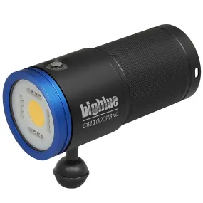 Bigblue CB 11,000 Lumen Video Light Plus Remote Control, Warm White w/ Red and Blue Modes