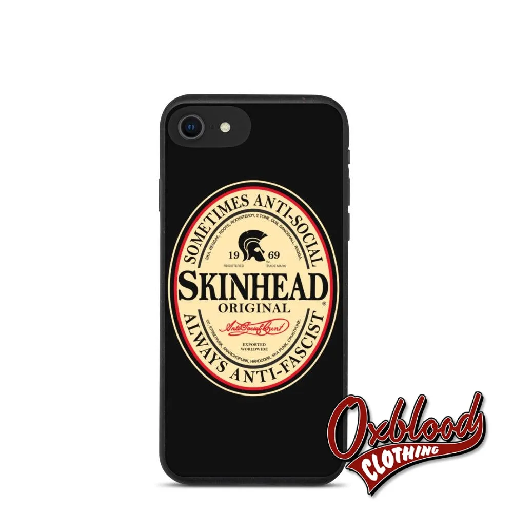 Biodegradable Irish Stout Skinhead phone case