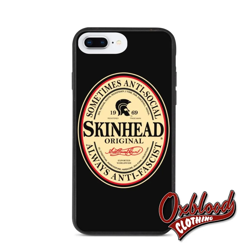 Biodegradable Irish Stout Skinhead phone case