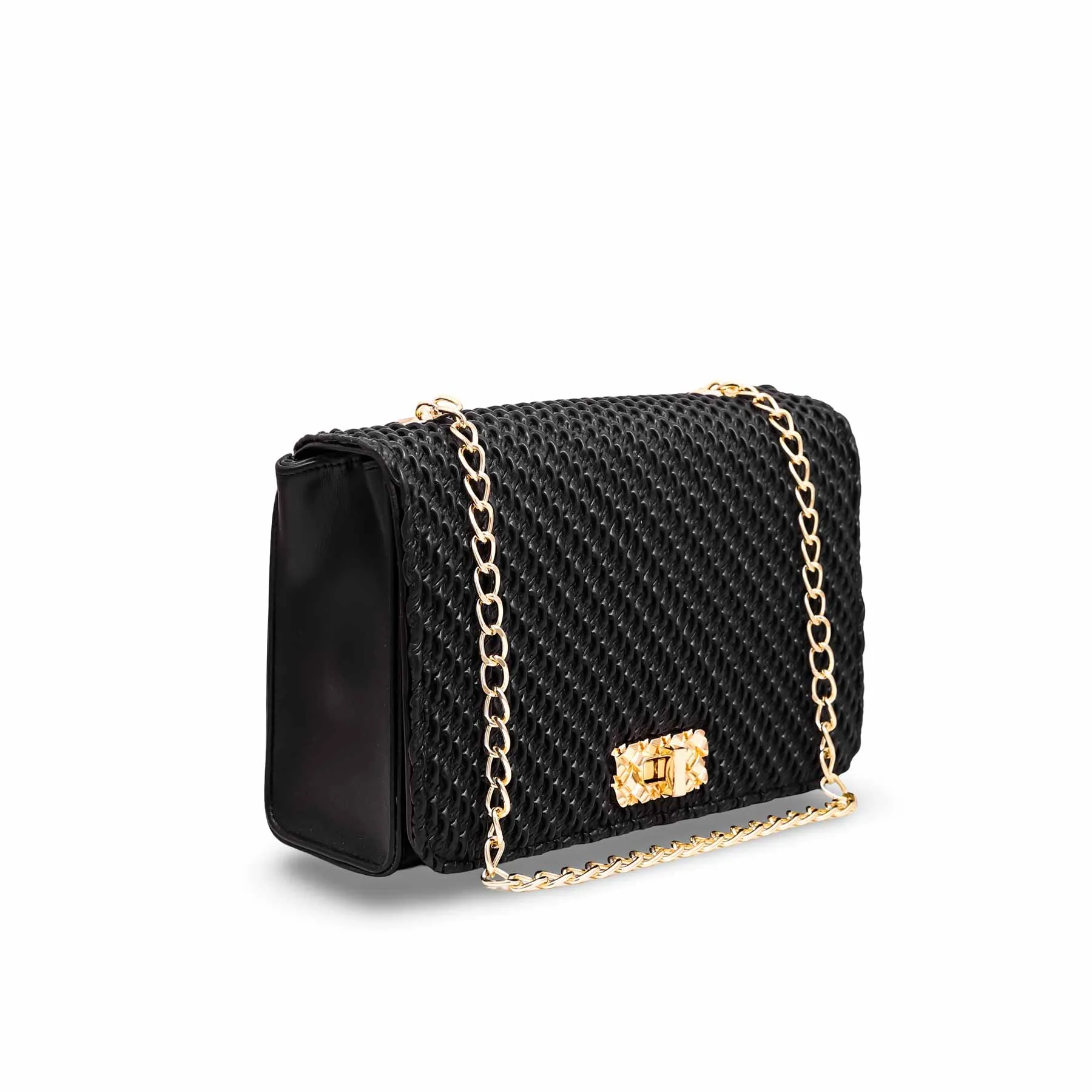 Black Formal Shoulder Bag P54541