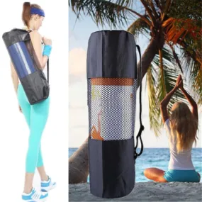 Black Outdoor Yoga Mat Roller storage Bag