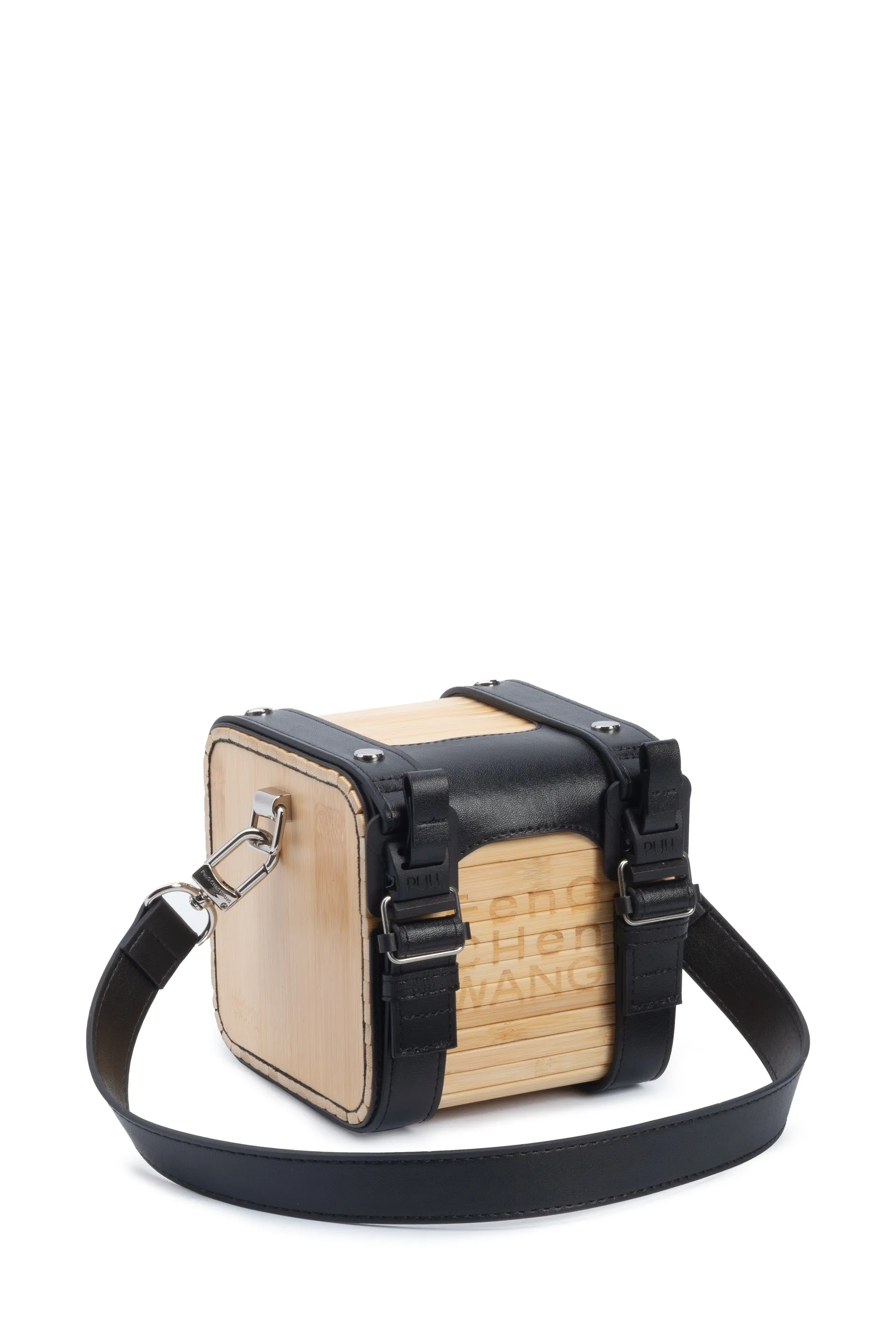 Black Square Bamboo Bag