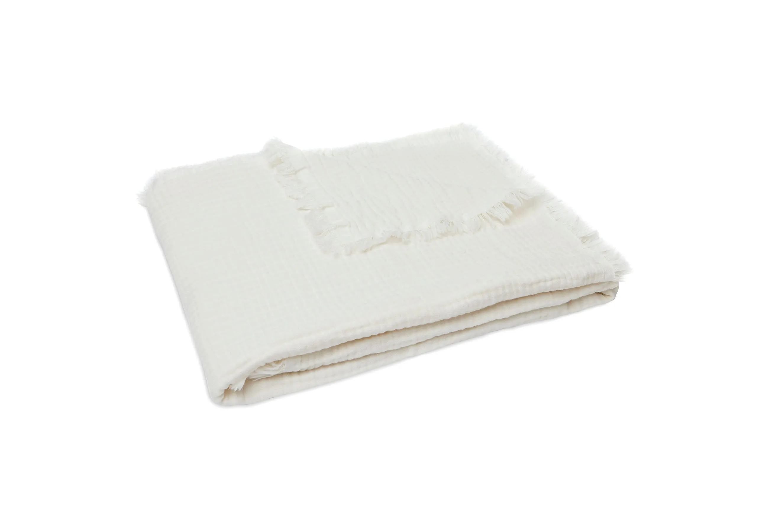 Blanket Muslin Fringe 120 x 120 cm