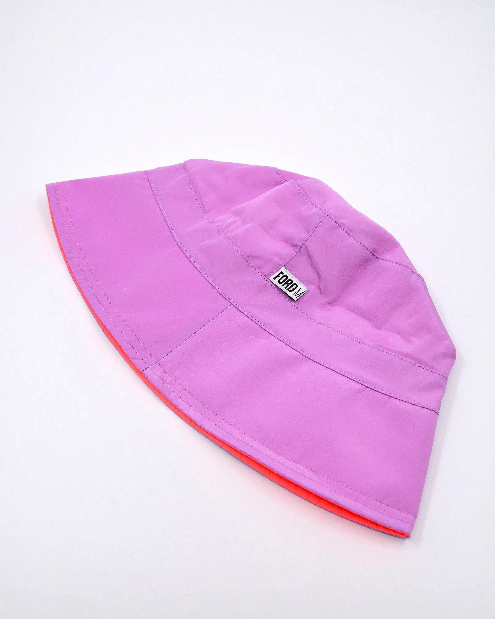 BOBBY Reversible Unisex Bucket Hat (fluro pink/lavender)