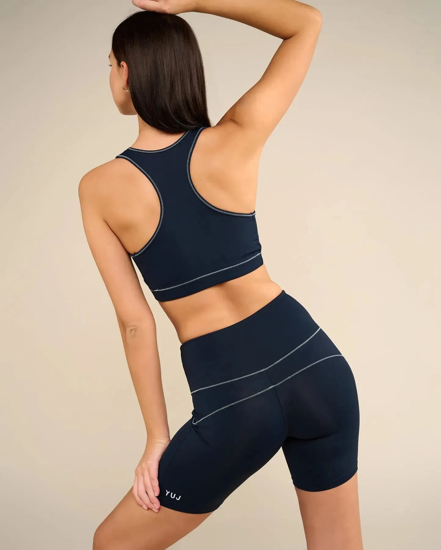 Brassière de yoga navy ANAHATA