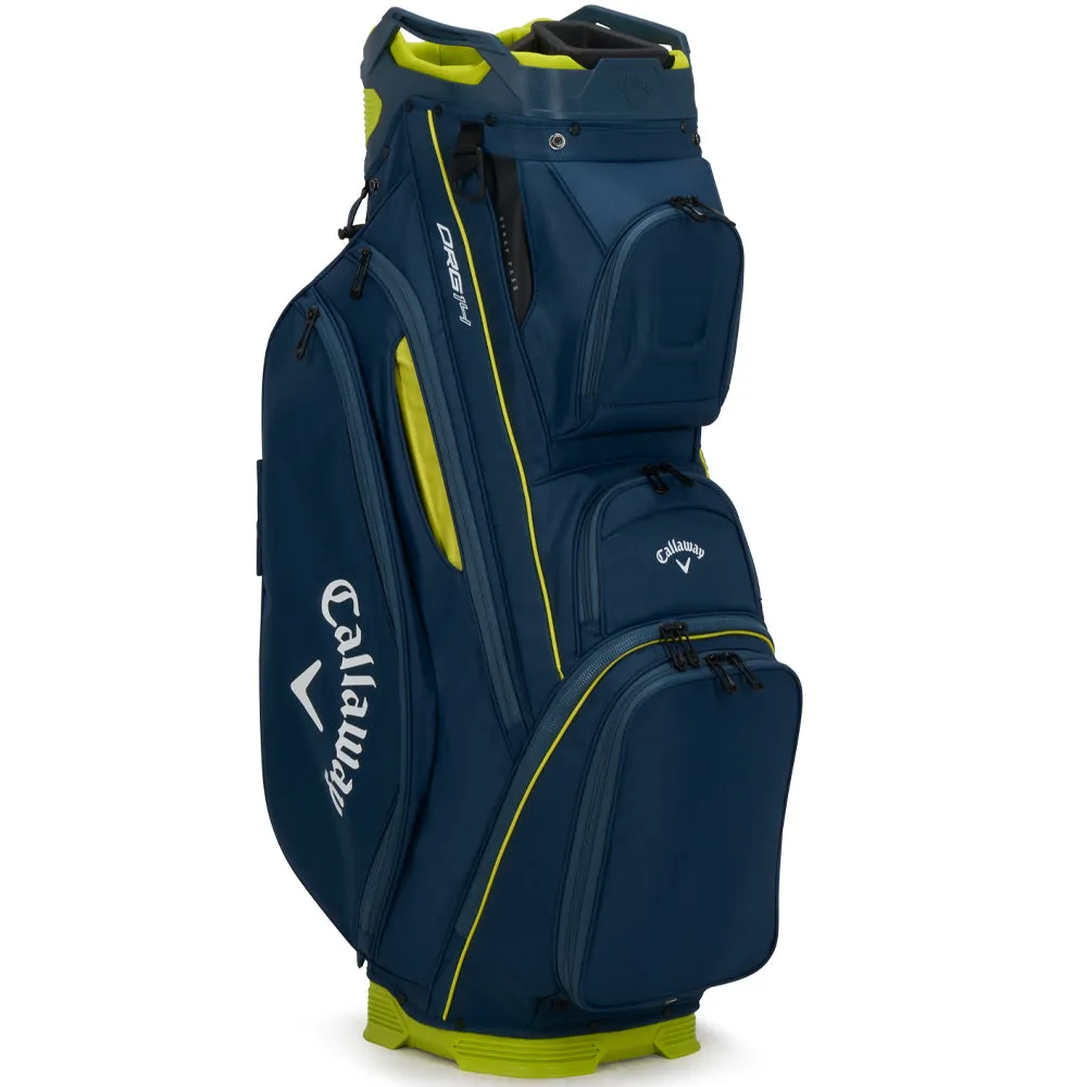 Callaway Org 14 Cart Bag - Navy/Florescent Yellow