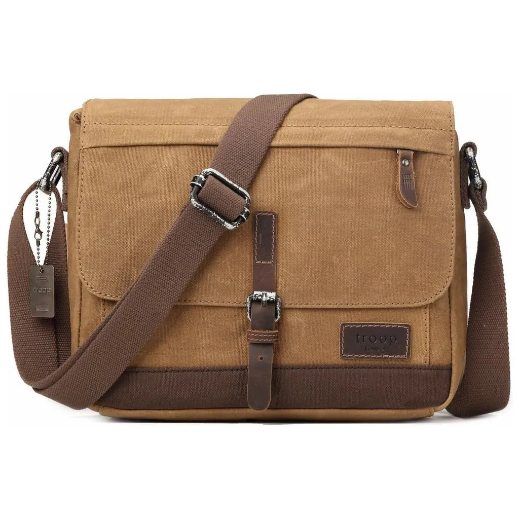 Canvas Messenger Bag - Tablet Friendly Troop London Heritage Bags