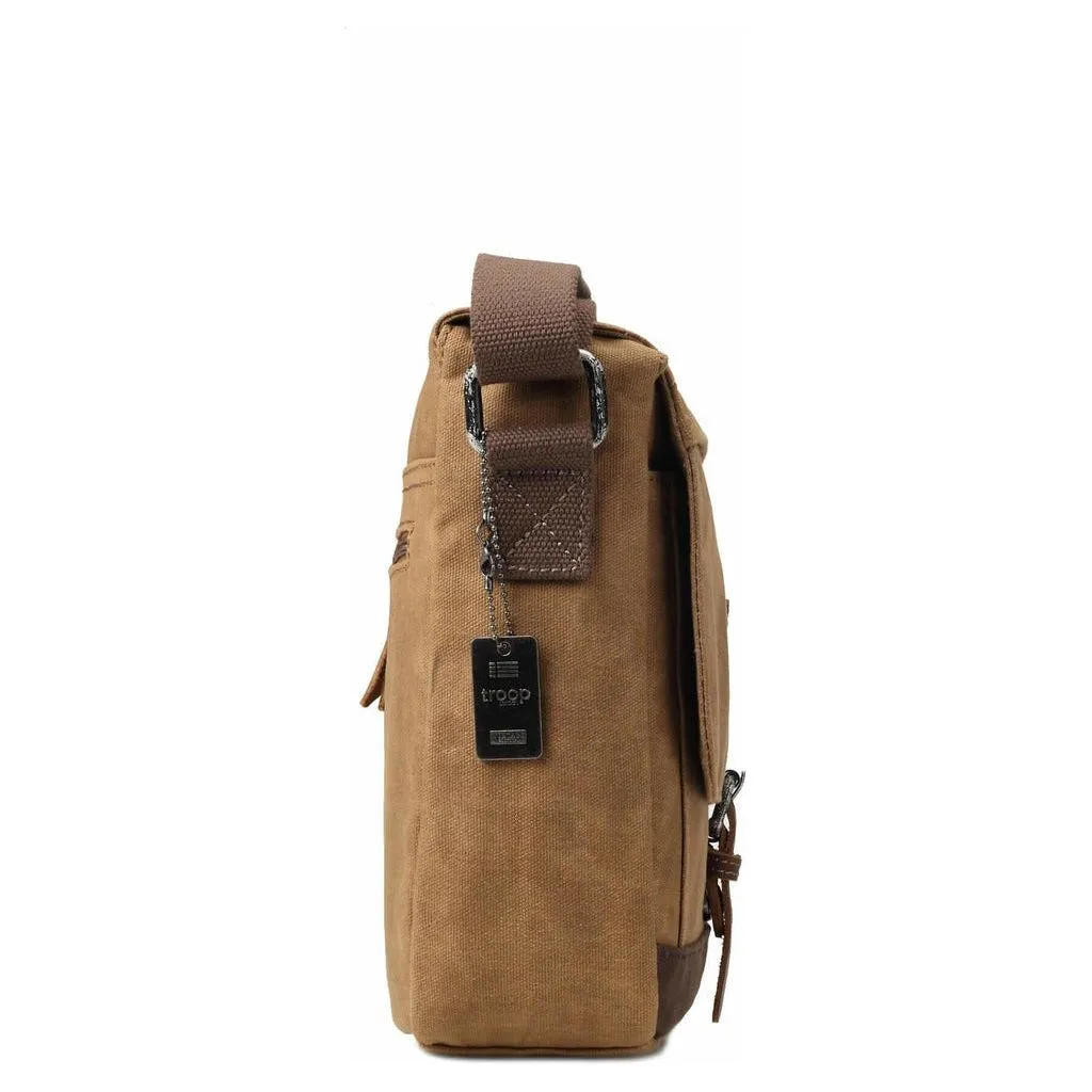 Canvas Messenger Bag - Tablet Friendly Troop London Heritage Bags