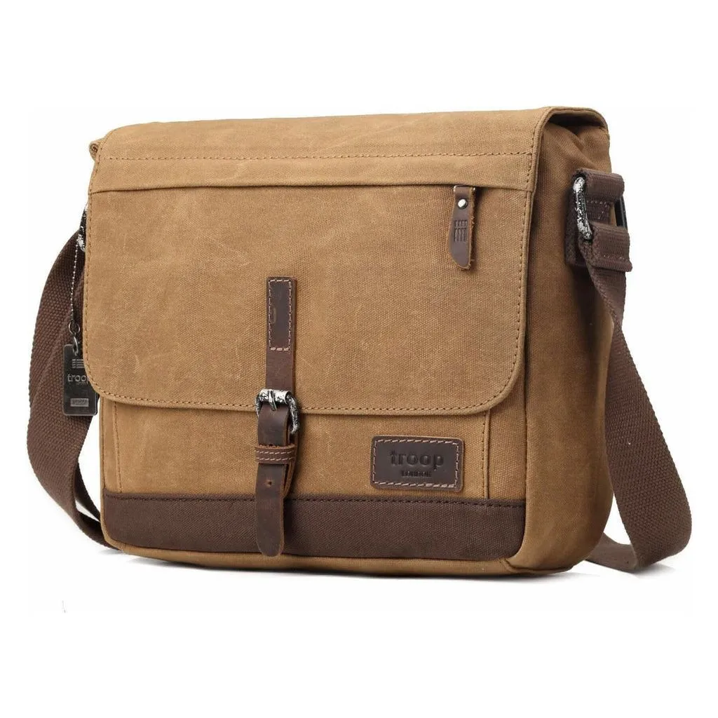 Canvas Messenger Bag - Tablet Friendly Troop London Heritage Bags