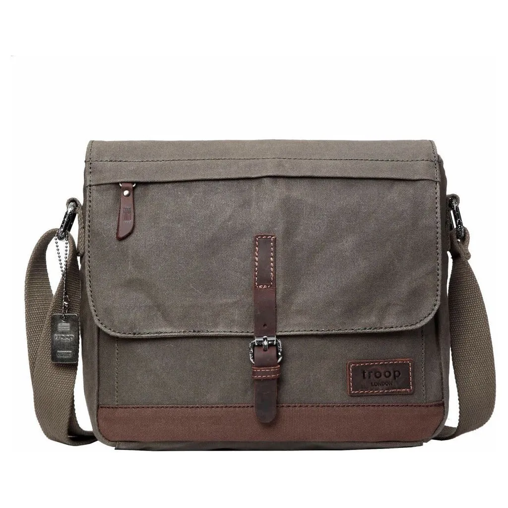 Canvas Messenger Bag - Tablet Friendly Troop London Heritage Bags