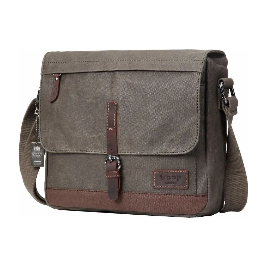 Canvas Messenger Bag - Tablet Friendly Troop London Heritage Bags