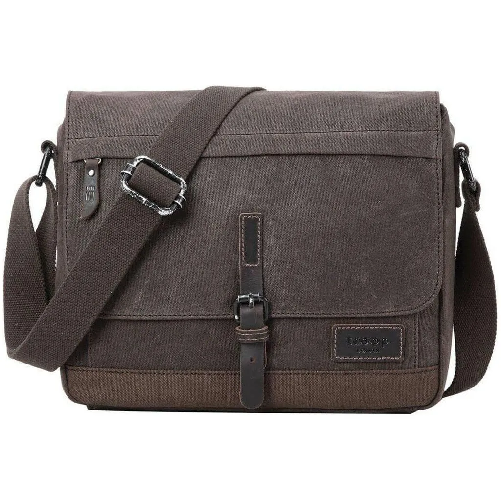 Canvas Messenger Bag - Tablet Friendly Troop London Heritage Bags