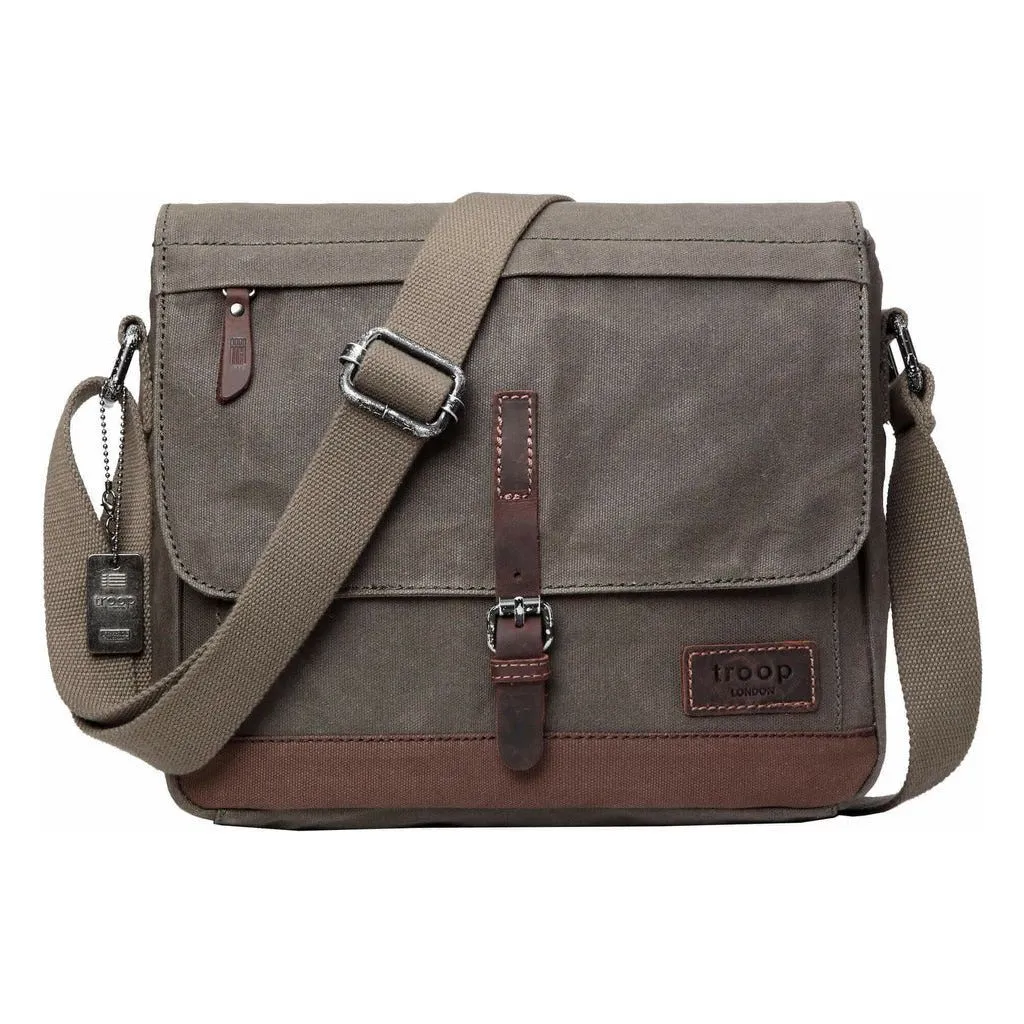 Canvas Messenger Bag - Tablet Friendly Troop London Heritage Bags